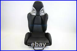 Porsche 997 Style GT3 Reclining Seats Black PU Leather with CARBON FIBER Shell