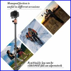 Professional Carbon Fiber Tripod Z818C Travel Monopod&Ball Head for DSLR Camera