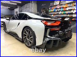 REAL Carbon Fiber Rear Trunk Spoiler Wing Aero GT Rear Lid For BMW i8 2014- 2018