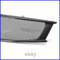 Real Carbon Fiber Black Front Upper Grille For Infiniti G G37 Coupe 2008-2013