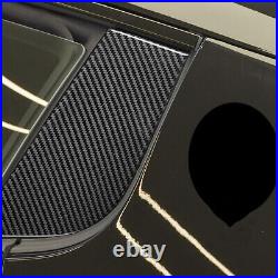 Real Carbon Fiber Exterior Window B-Pillar Cover Decal For Maserati MC20 2022+