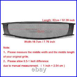 Real Carbon Fiber Front Upper Mesh Grill Grille For 2008-2013 Infiniti G37 2Dr