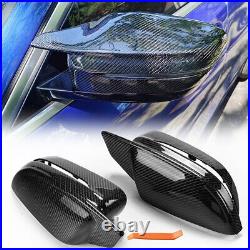 Real Carbon Fiber G8X Style Side Mirror Cover Cap For BMW G20 G28 G22 G30 G38 US