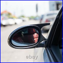 Real Carbon Fiber Mirror Cover Cap For BMW E90 E91 E92 E93 Pre-LCI M3 Style