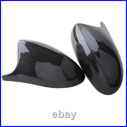Real Carbon Fiber Mirror Cover Cap For BMW E90 E91 E92 E93 Pre-LCI M3 Style