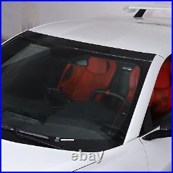 Real Carbon Fiber Outer Front Window Roof Top Trim Cover For Corvette C8 20-23