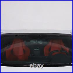 Real Carbon Fiber Outer Front Window Roof Top Trim Cover For Corvette C8 20-23