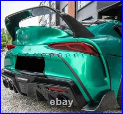Real Carbon Fiber Rear Bumper Diffuser Lip For Toyota Supra GR A90 MK5 2020-2023