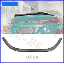 Real Carbon Fiber Rear Tail Fins Rear Spoiler Cover For BMW M8 F91 F92 2019-2023