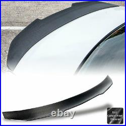 Real Carbon Fiber Rear Trunk Spoiler Wing For 14-21 BMW F87 M2 Coupe High-Kick