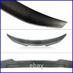 Real Carbon Fiber Rear Trunk Spoiler Wing For 14-21 BMW F87 M2 Coupe High-Kick