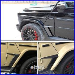 Real Carbon Fiber Side Fender Vent Trims For Benz G Class G63 W463 AMG Wagon