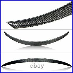 Real Carbon Fiber Trunk Lip Spoiler For 2017-21 Infiniti Q60 Coupe US Style