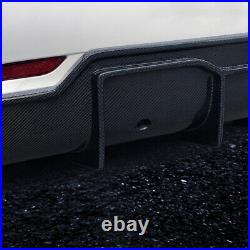 Rear Lip Bumper Diffuser Cover Trim For Tesla Model 3 Sedan 2017+ Carbon Fiber