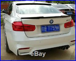 Rear Trunk Spoiler Wing M4 Type Fits for BMW F30 3Series12-17 Carbon Fiber Style