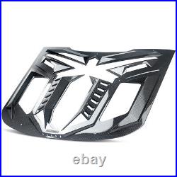 Rear Window Louvers ABS Windshield Cover For Ford Mustang GT500 Carbon Painted