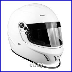 SNELL SA2020 Helmet Adult Full Face Matte Black/Silver/White/Carbon Fiber