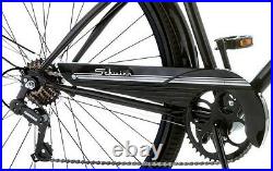 Schwinn Cruiser Bike 29 Black Comfort Men's Bicycle City Beach Ride Shimano NEW