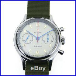 Seagull Chronograph Mens Pilot watch Official Reissue 304 St19 1963 Sapphire