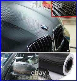 Select Classic Car 3D Carbon Fiber Vinyl Wrap Sticker Film Black Air Free AC