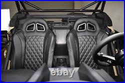 Set of 2 Black Carbon Fiber Can Am X3 Suspension Seats