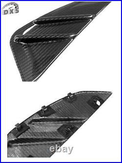 Side Vent Fender Trim Cover Dry Carbon Fiber Black For BMW M3 G80 1pair 2021UP