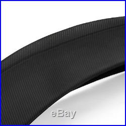 Spoiler Wing for 2008-2013 Infiniti G37 Rear Trunk Black Carbon Fiber