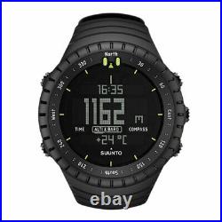 Suunto SS014279010 Core Digital Display Quartz Watch, Black Elastomer Band, Roun