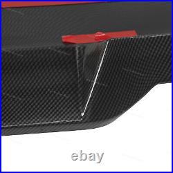 Trunk Cab Roof Wing Spoiler Carbon Fiber Pattern Fits 2015-20 Ford F-150 All Cab
