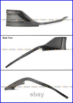 V2 JDM Style Carbon Fiber Front Bumper Lip Splitter For 2020-23 GR Supra A90 A91