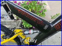 Vintage Cannondale Super V Raven 2000 Carbon Full Suspension Mountain Bike Magic