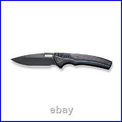 WE Knives Exciton Button Lock 22038A-2 Black Titanium Carbon Fiber 1/205 Knife