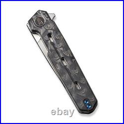WE Knives Navo Liner Lock 22026-2 Black Rose Carbon Fiber CPM-20CV Pocket Knife